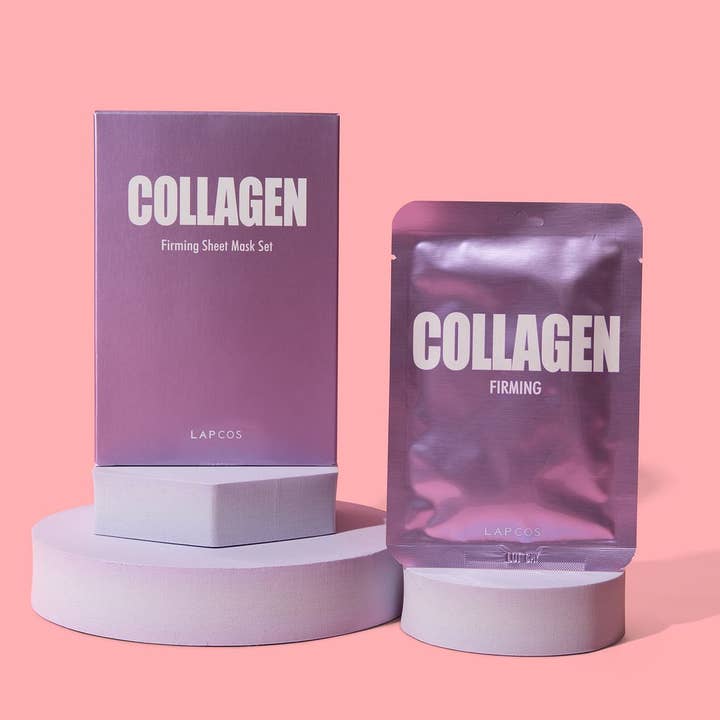 LAPCOS - Wholesale Skincare Face Mask - Collagen Daily Sheet Mask 5-pack