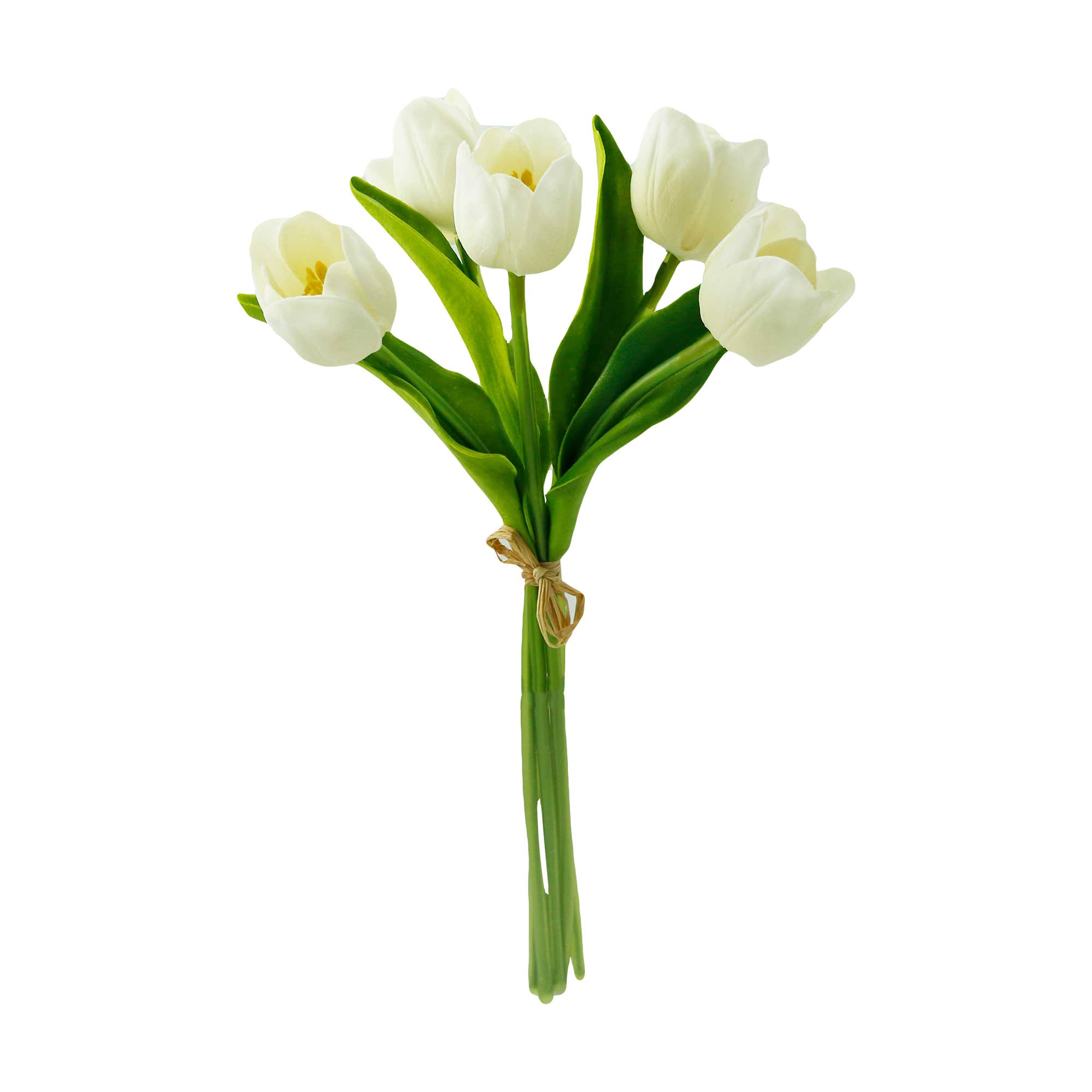Angel Isabella – wholesale Artificial flowers – Pack of 5-stems Real Touch medium open tulip30