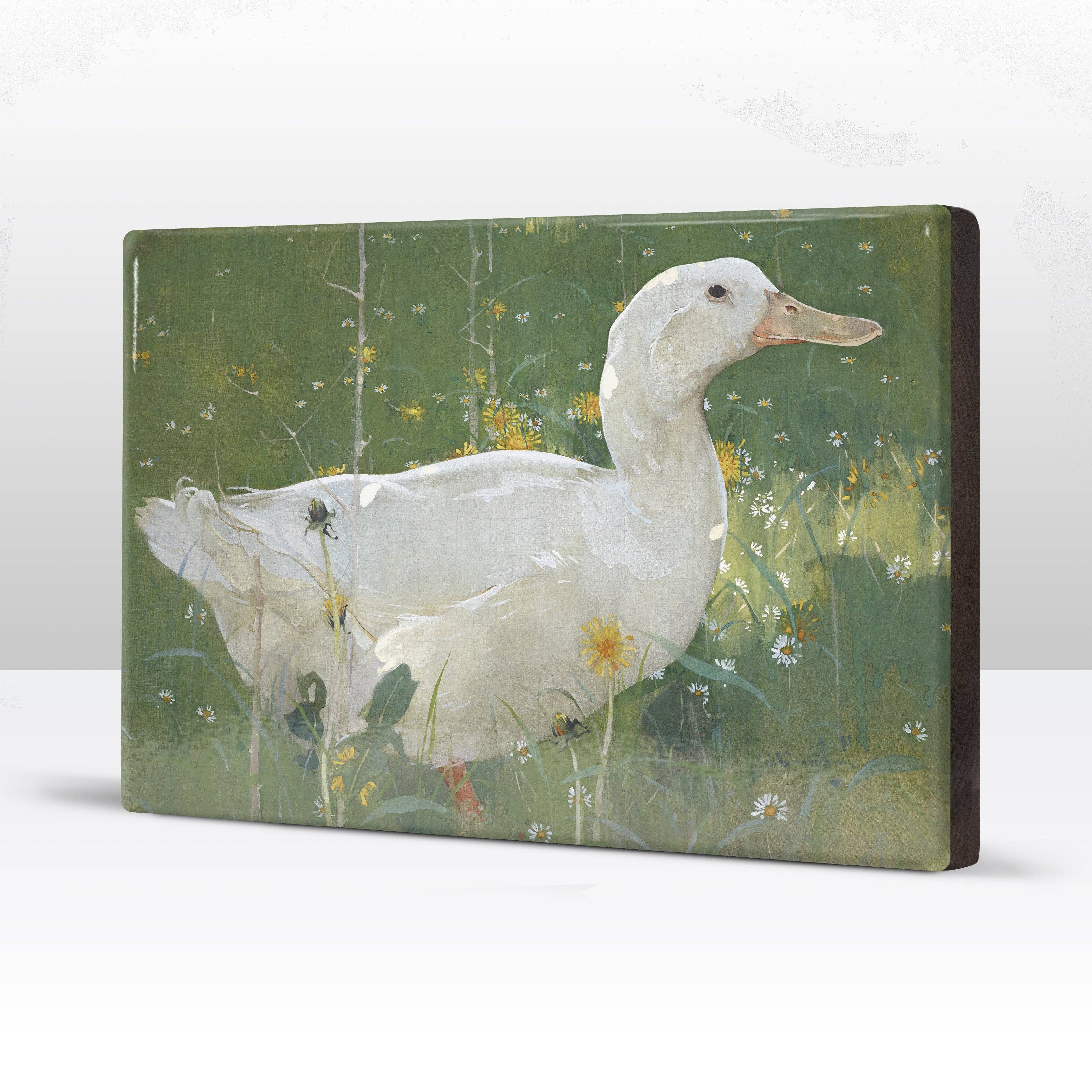 Laqueprint - Wholesale Kunstprint - Laqueprint - De witte woerd - Joseph Crawhall - 30 x 19,5 cm - LP2802