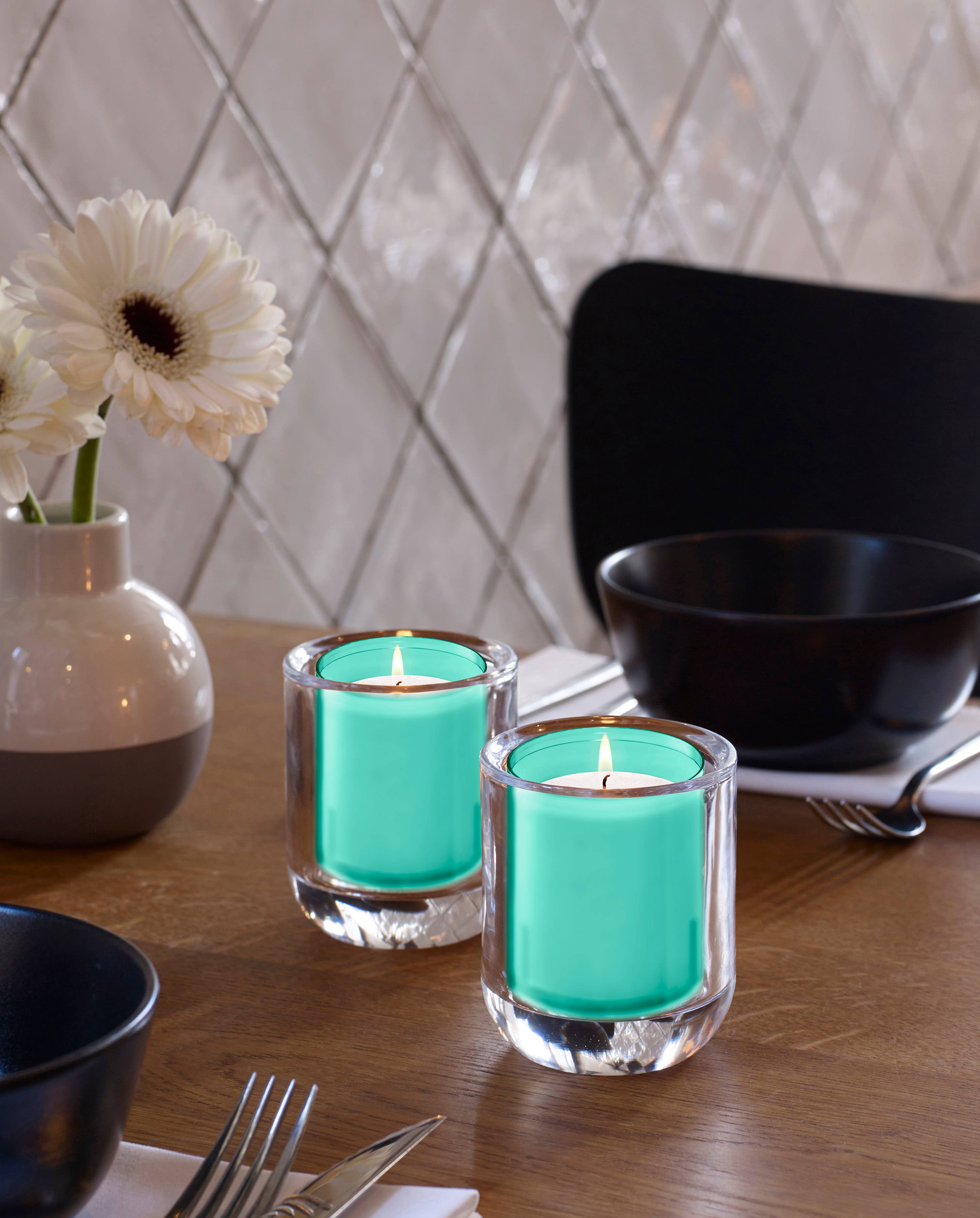 BOLSIUS – Engroshandel Votivlys – Votive lys i klare, ubrydelige plastikglas til restaurantbrug – pakke med 20 stk.61