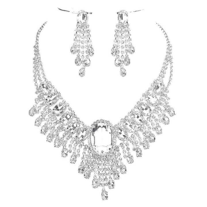 Diacly - Wholesale Jewelry Set - Bohemian Gatsby Theme Statement Necklace Set7