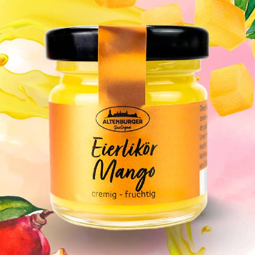 Mini glaasje mangoeierpunch voor wholesale door Altenburger Senf & Feinkost GmbH & Co. KG