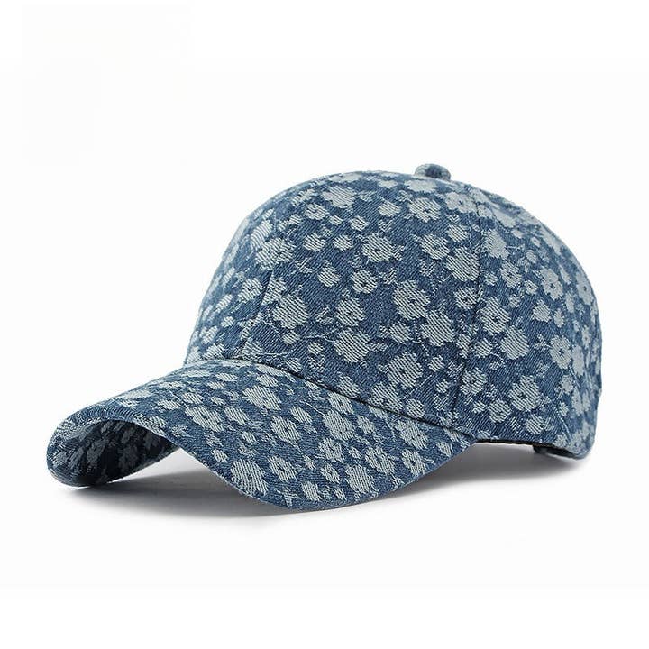 alberalkirk - Wholesale Baseball Cap - Women's - Floral Jacquard Structured Baseball Cap M5A2701