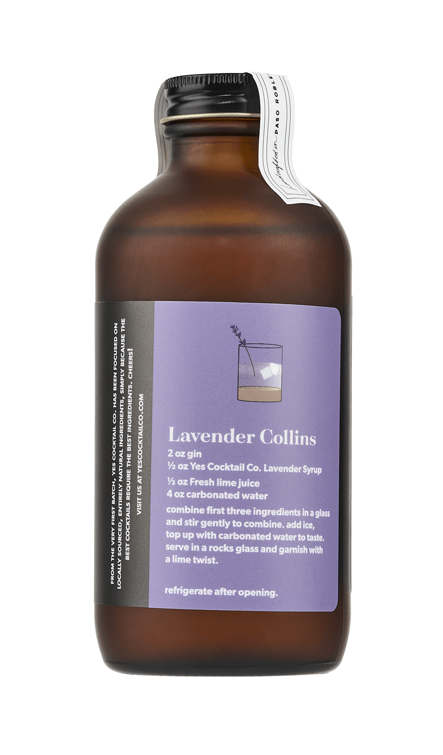 Yes Cocktail Co – wholesale Cocktail mix/syrup – Lavender Simple Syrup1