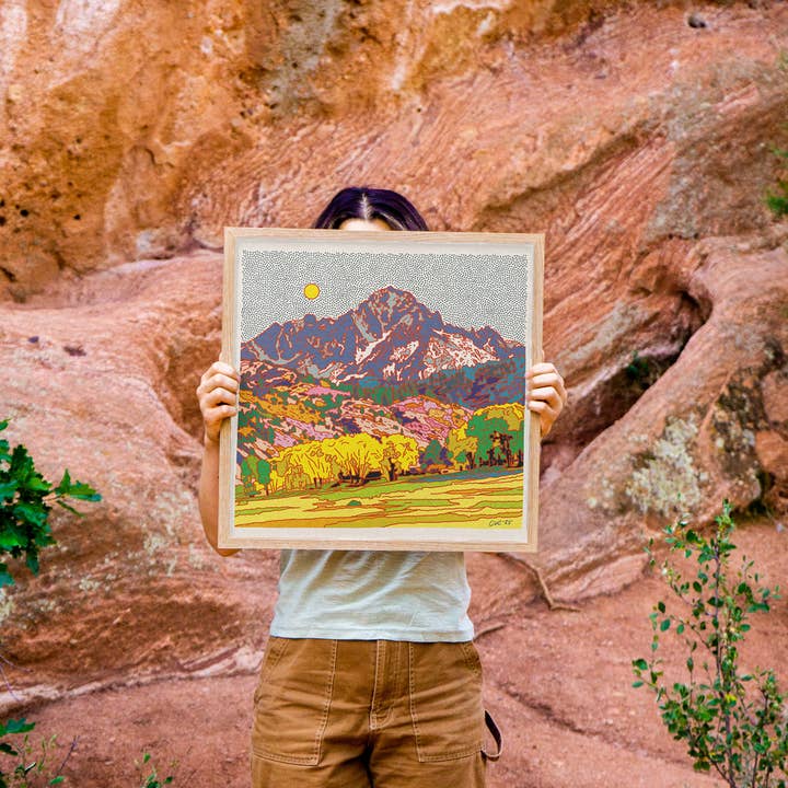 Mt. Sneffels Art Print for wholesale by Caroline Clark