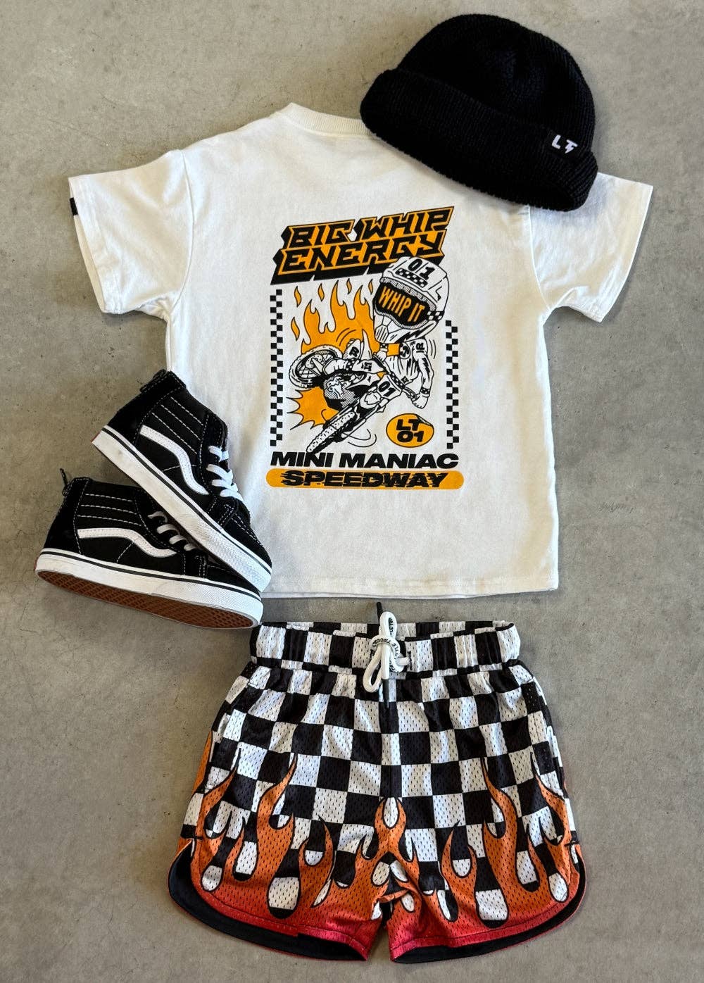 Little Trouble - Wholesale Shorts – Kids - Heater Mesh Shorts Checkers1