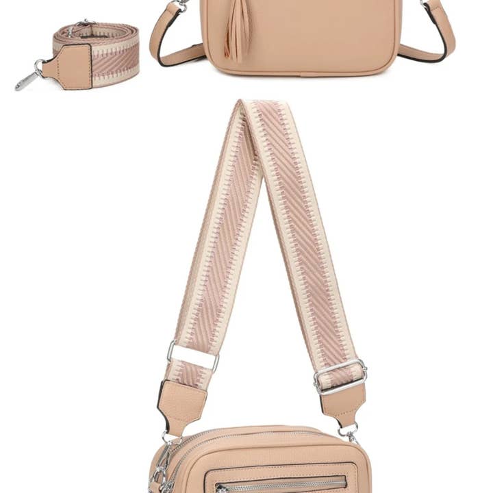 Ellas Trading – wholesale Crossbody bag – Women's – Urban Charm Tassel Ample Crossbody Bag - RB2408027