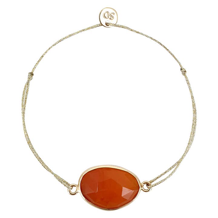 Sophie Deschamps Bijoux - Wholesale Charm/Dangle Bracelet - MIRA BRACELET, sapphire set with gold plated (BHOMM)