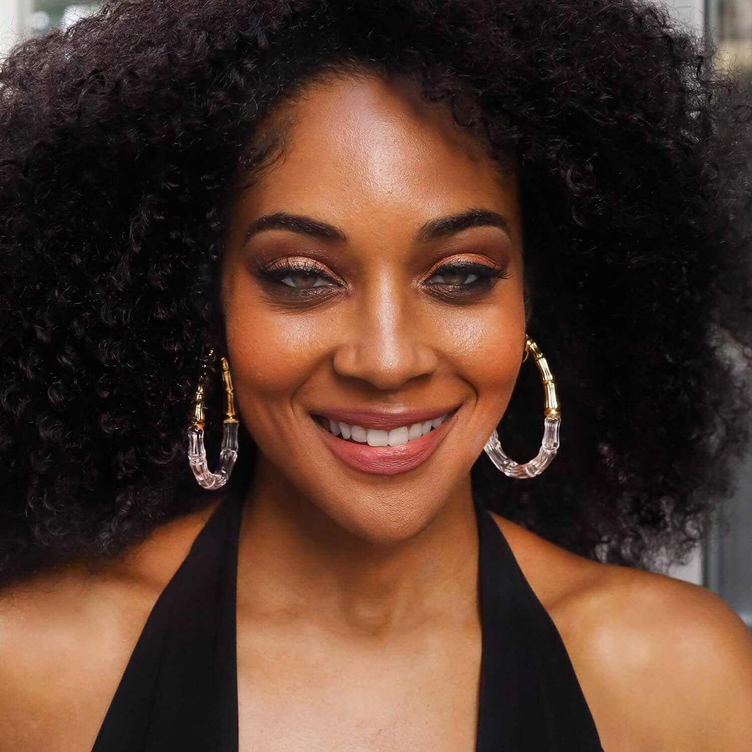 Gold & Honey - Vendita all'ingrosso Orecchini a cerchio - Cerchio in bambù Duchess da 2,75»6