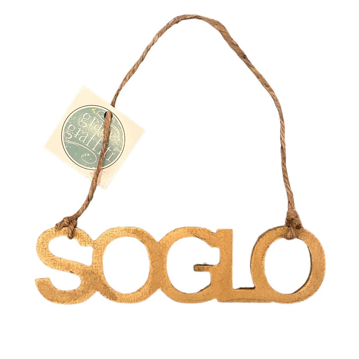 Grace Graffiti - Wholesale Ornament - Custom Text Wooden Ornament4