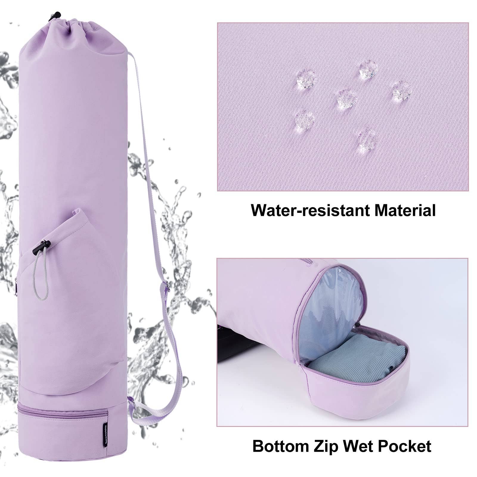 wandf – Großhandel Yogatasche – Tragetasche für Yogamatten mit Nasstasche und Multifunktionstasche34