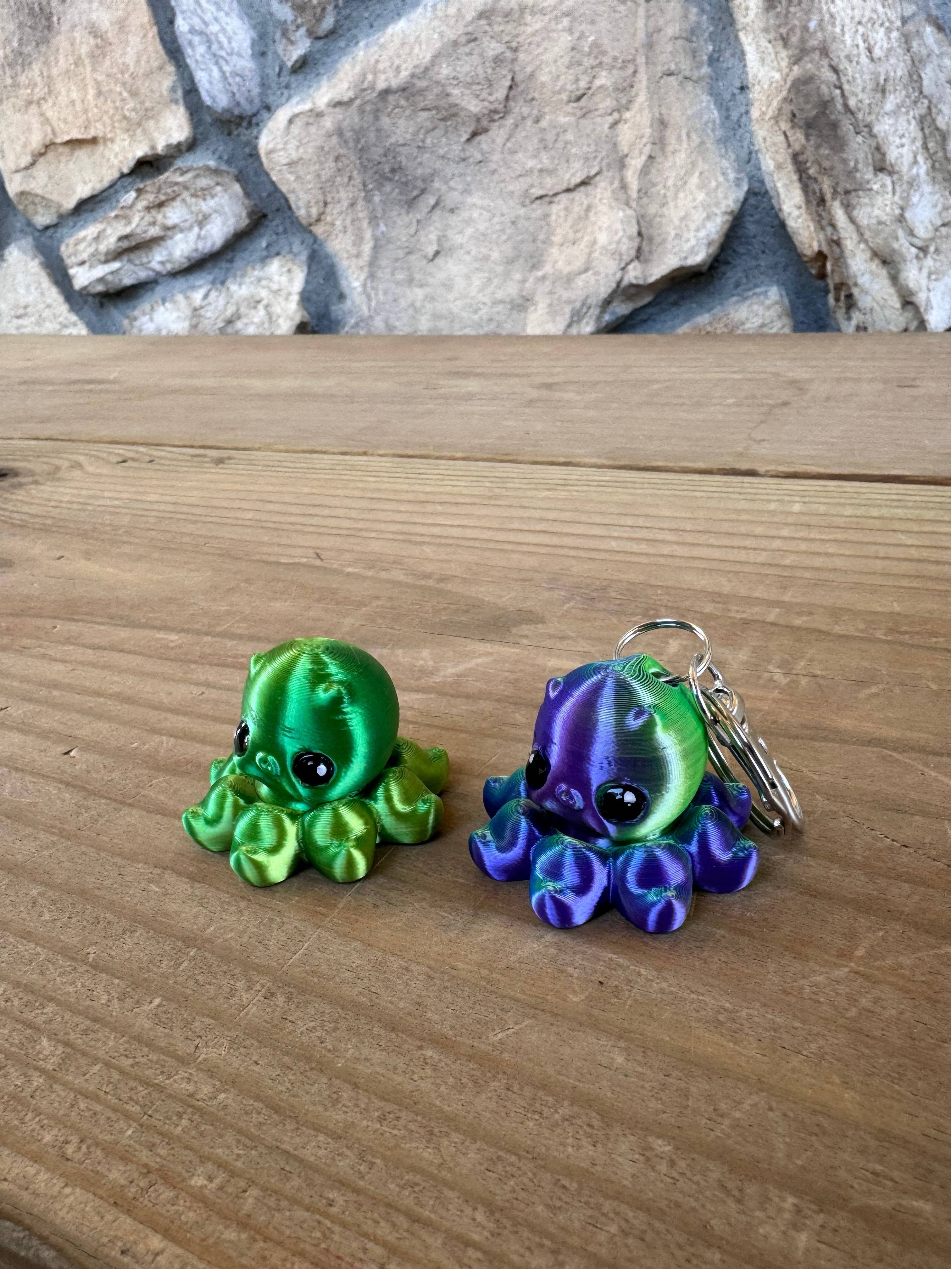 LNZ Custom Design - Wholesale Fidget Toy - Kids - Baby Octopus Fidget Spinner Keychain & Toy3