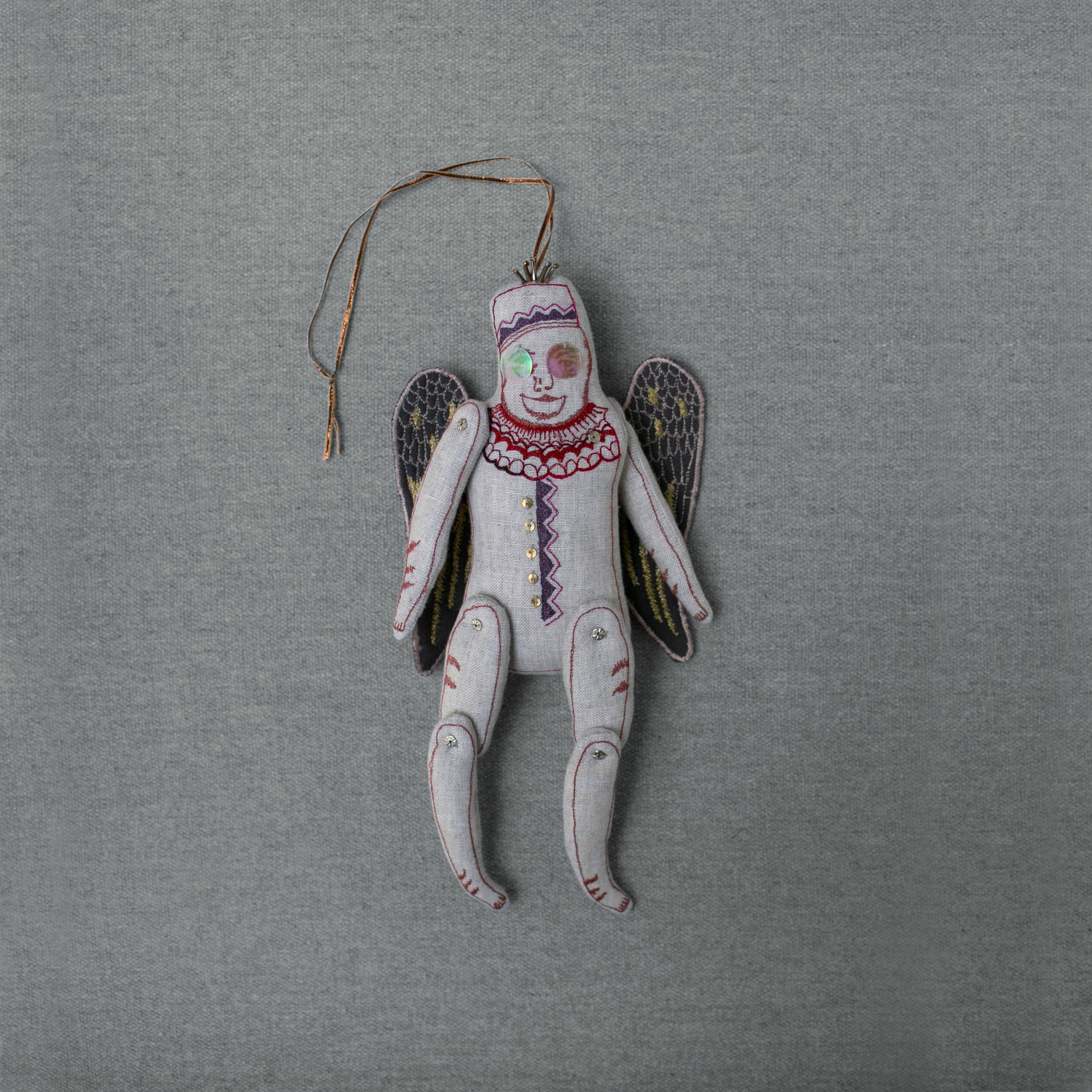 Skippy Cotton - Wholesale Ornament - Flying Monkey, Oz Cotton Wallhanging, Ornament, Token2