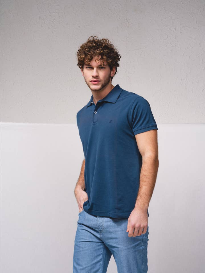 SMF - Wholesale Polo - Men's - 238554 - Embroided pike polo with pigmitation6
