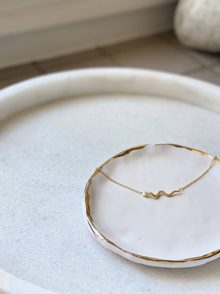 Collier Serpente - Doré pour la vente par BELLA BUDDHA BEADS