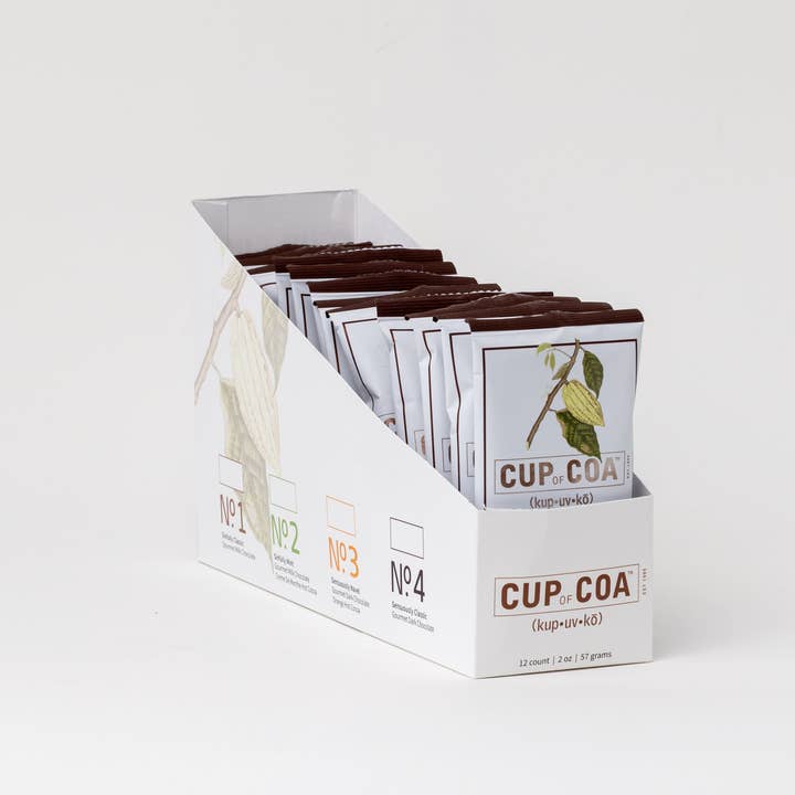 Cup of Coa Inc. - Wholesale Hot Cocoa Mix/Kit - Case of Single Serve No. 4 Sensuously Dark1
