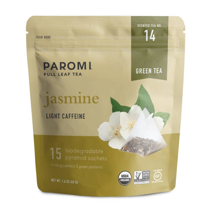 Organic Jasmine Green Tea for wholesale by Paromi Tea