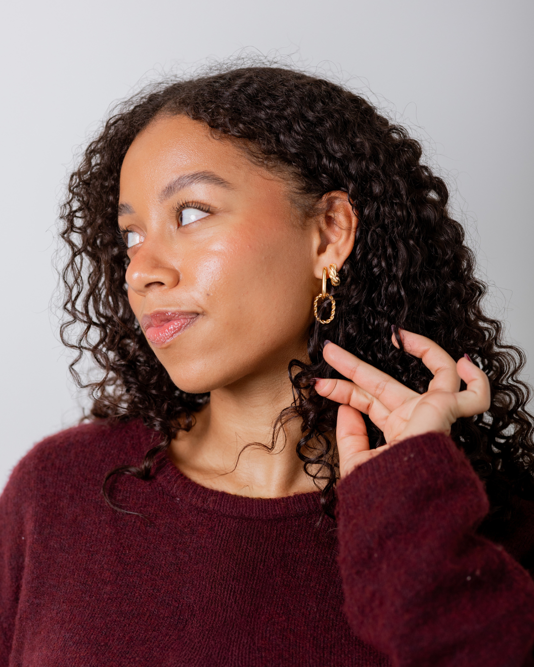 Sunny Sunday - Wholesale Hoop Earrings - Louisa Double Hoops1