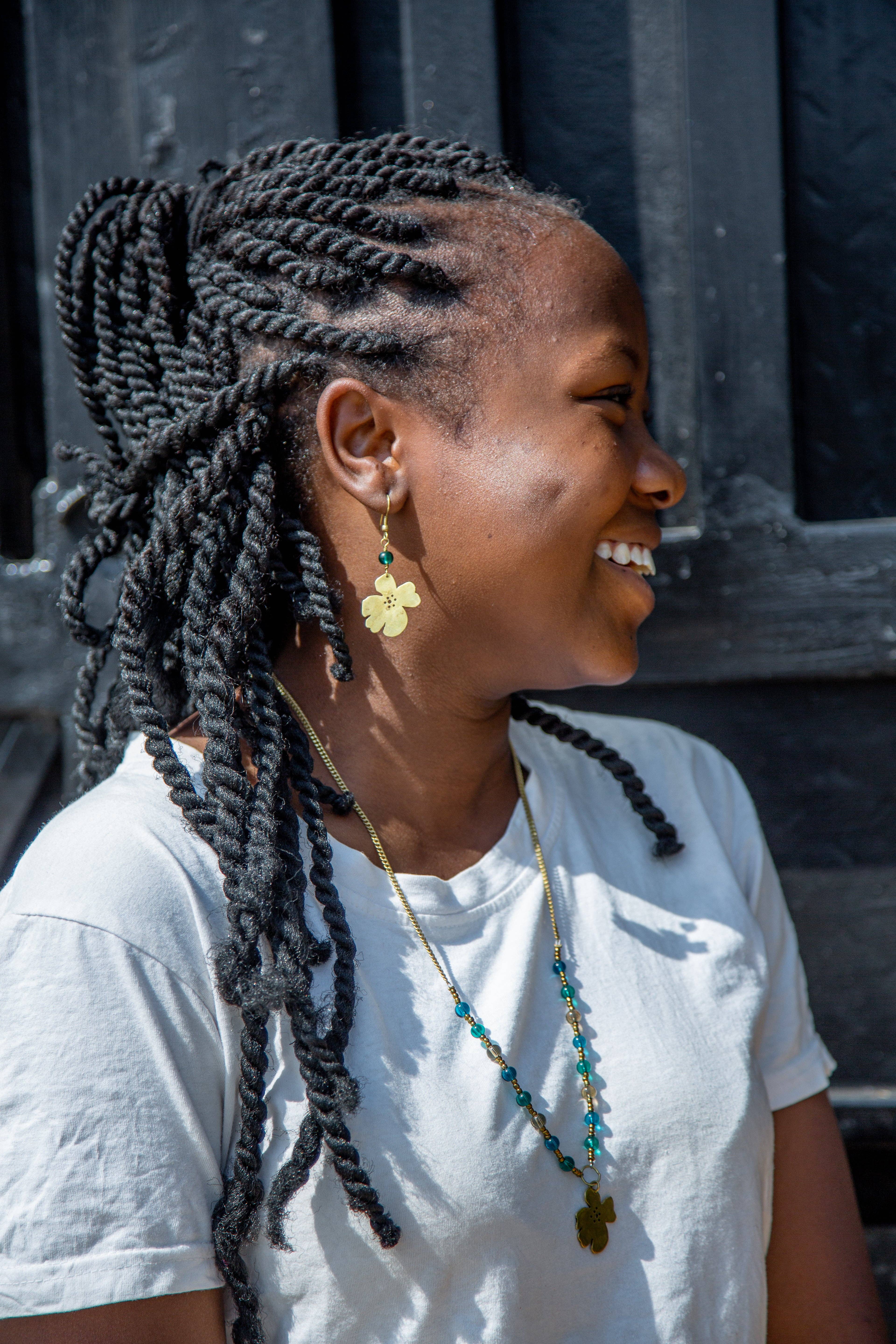 Grain of Rice Project - Wholesale Dangle Earrings - Sun Drop Petal Earrings2