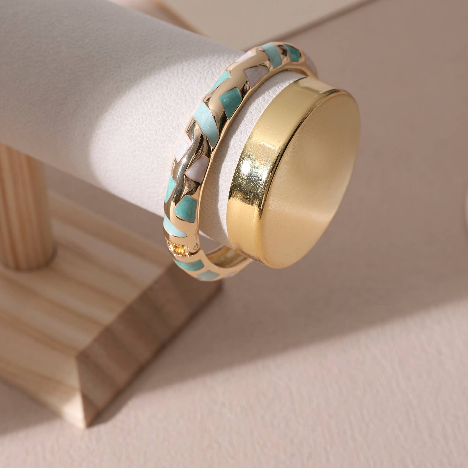 KALISTA - Wholesale Bangle Bracelet - Puzzle Reed5