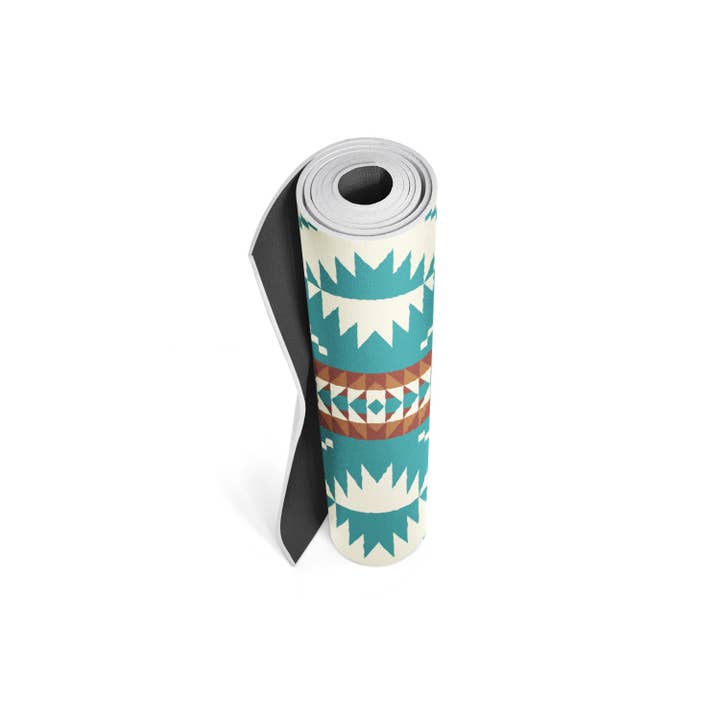 Yune Yoga - Wholesale Yoga mat - Pendleton Spider Rock Aqua PER Yoga Mat2