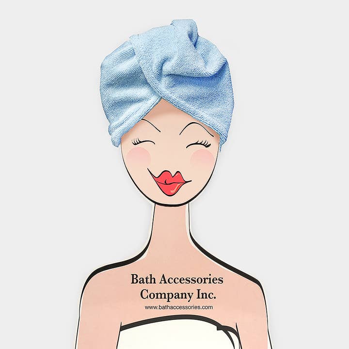 Bath Accessories Company - Wholesale Spa Headband - Spa Sister Merchandiser - Microfiber Turban