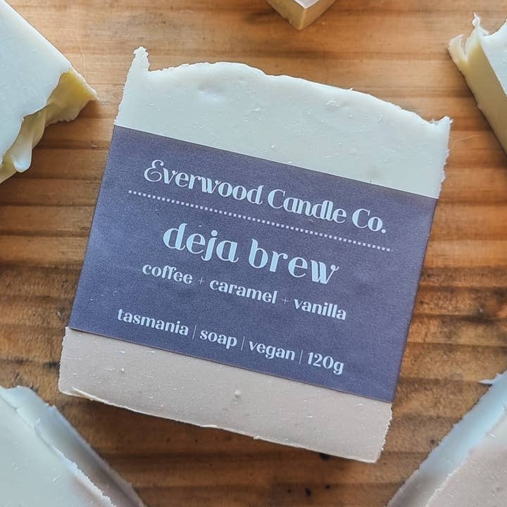 Everwood Candle Co. - Wholesale Bar Soap - 'Deja Brew' Soap Bar 120g0