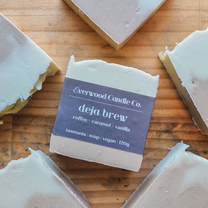 Everwood Candle Co. - Wholesale Bar Soap - 'Deja Brew' Soap Bar 120g0