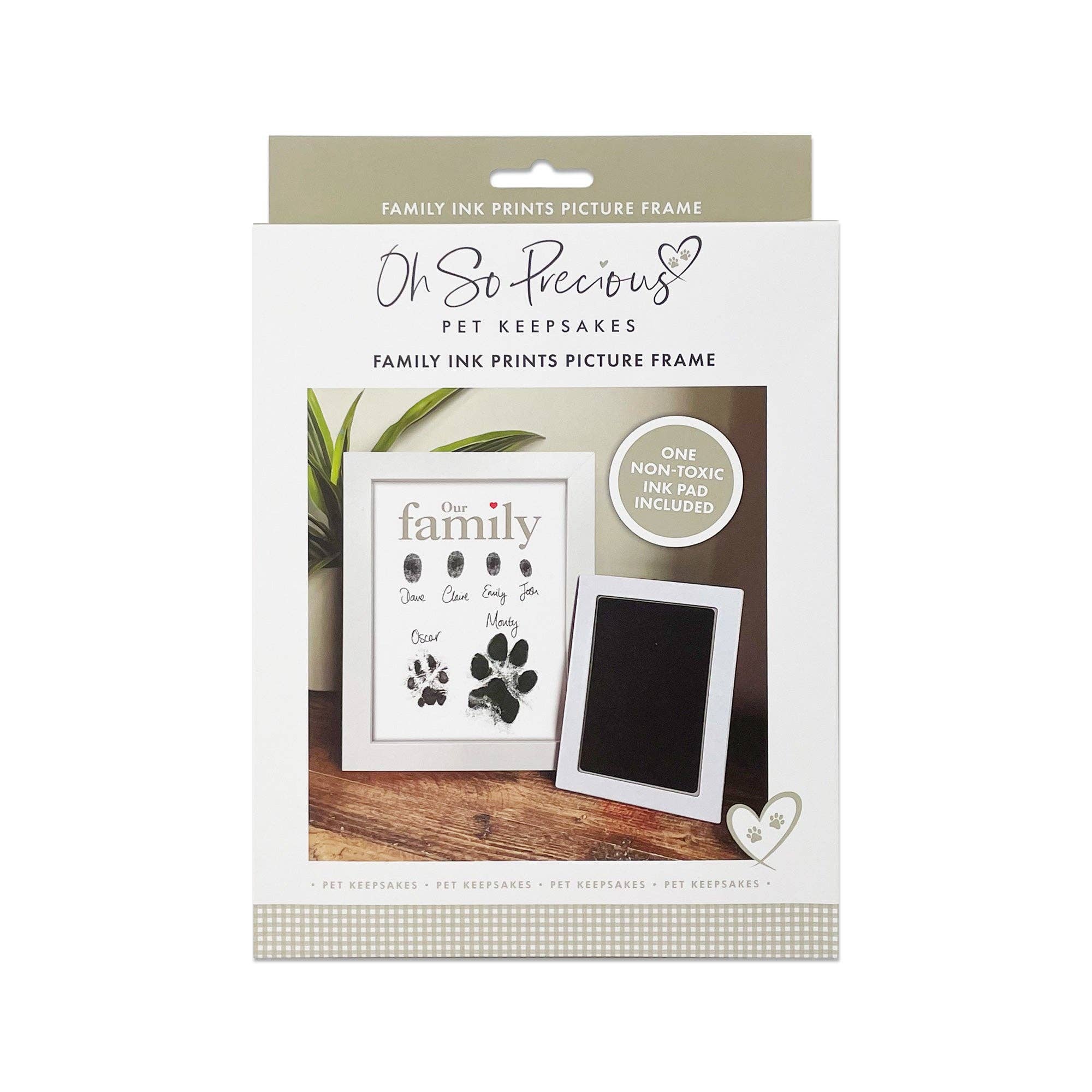 The Lovely Gift Group – wholesale Picture frame – Framed Family Finger/Paw Print Frame With Ink Kit4