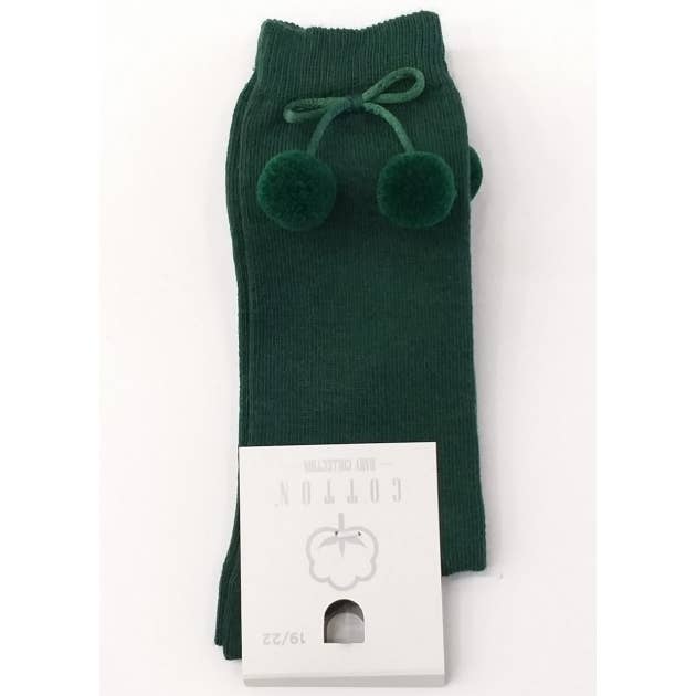 Cotton Socks - Wholesale Socks - Kids & Baby - HIGH SOCK WITH POM POM6