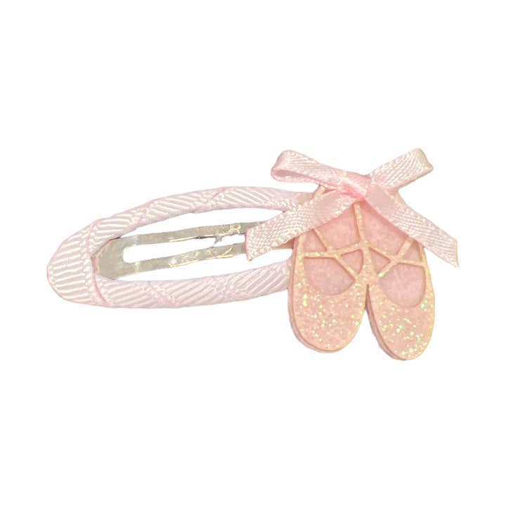 Ballet slipper snap clip for wholesale by Sparkle Sisters by Couture Clips