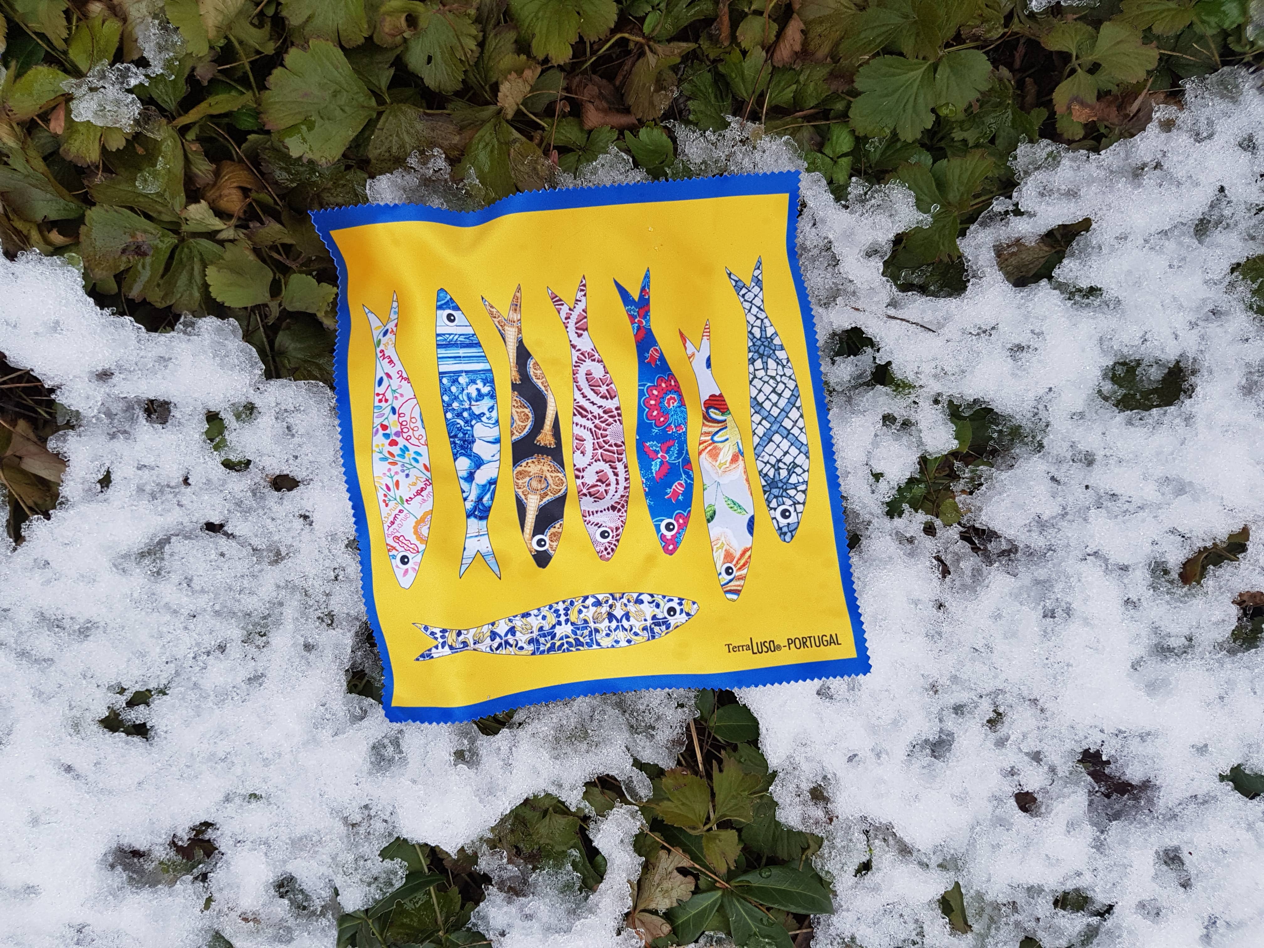 Terra Lusa - Vendita all'ingrosso Strofinaccio da cucina - Panno in microfibra Sardine1