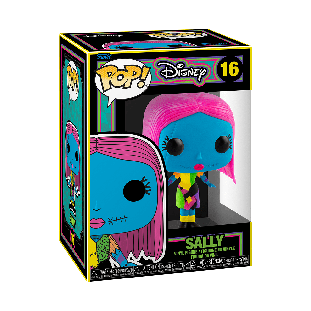 Fundom – wholesale Figurine toy – Kids – Funko Pop! Disney: The Nightmare Before Christmas - Sally Blacklight #161
