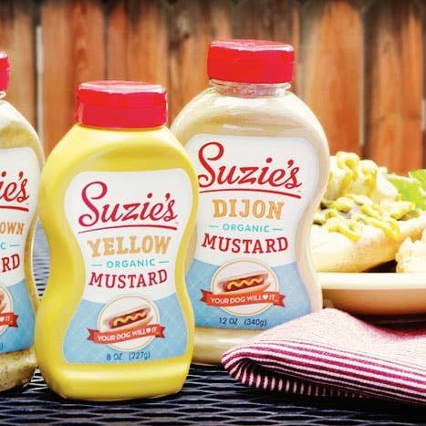 Suzie's Organics and More - Wholesale Mustard - Suzie's Organic Dijon Mustard- 12oz4