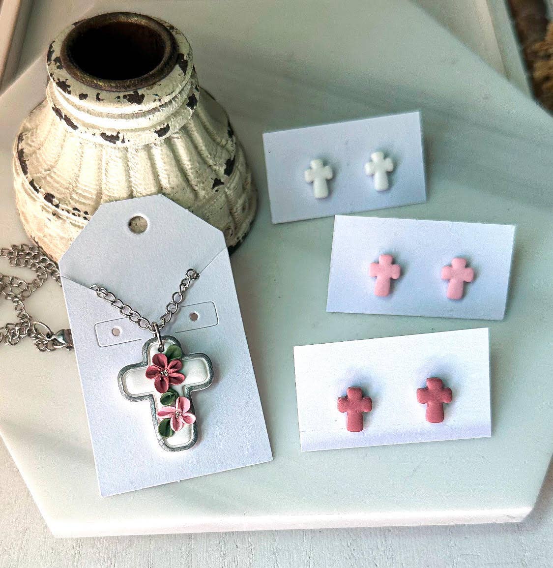 KIMCo. - Wholesale Jewelry Set - Polymer Clay Necklace/Earring Set 0