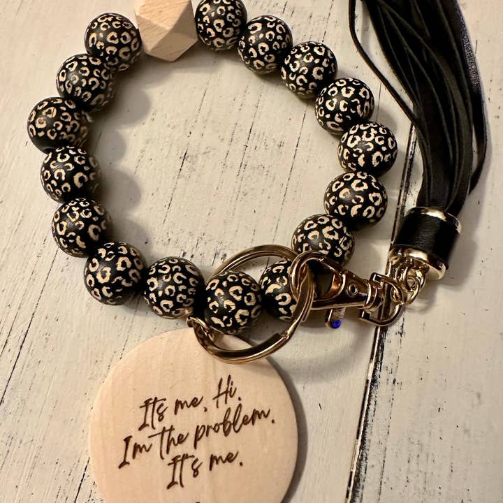 C'est moi, bonjour. Porte-clés Taylor Swift Quote pour la vente par Southern Sawdust Mercantile