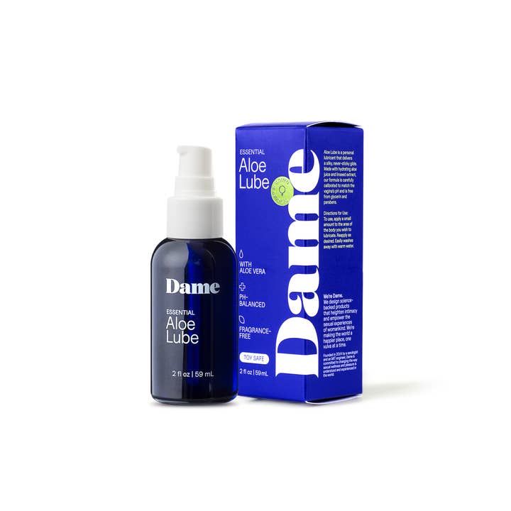Lubrifiant à l'Aloe 2oz | Lubrifiant de Voyage Naturel Équilibré en pH pour la vente par Dame Products