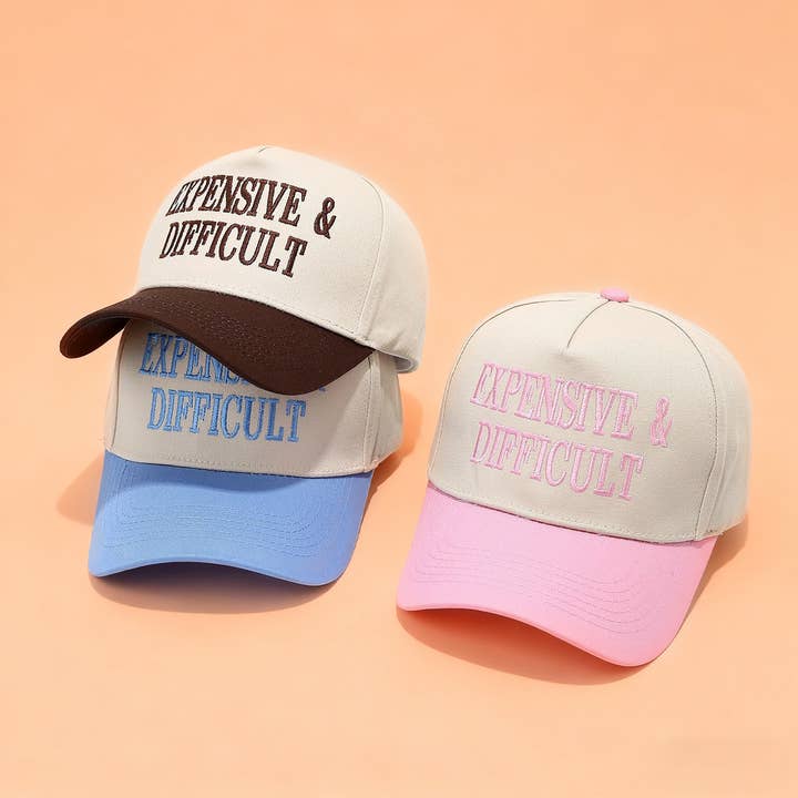 Retro Letter Embroidery Baseball Cap Unisex_CWAH04658 for wholesale by ACCITY