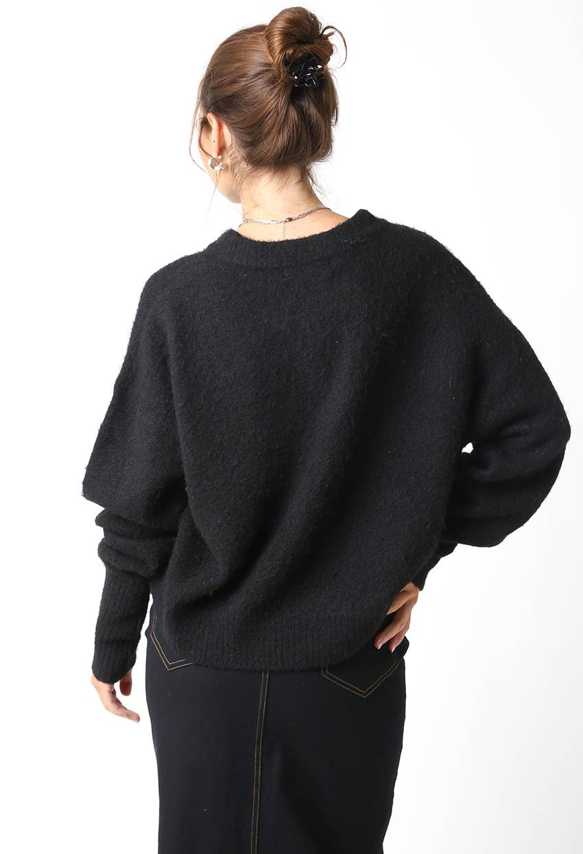 Olivaceous - Wholesale Pullover-trui - Dames - Julien Trui34