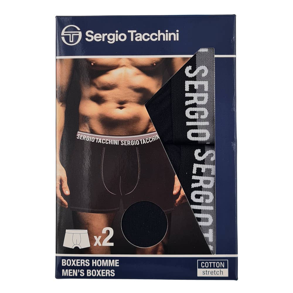 Evidence - Venta al por mayor Ropa interior - Hombre - Boxers de algodón para hombre Sergio Tacchini, paquete de 20