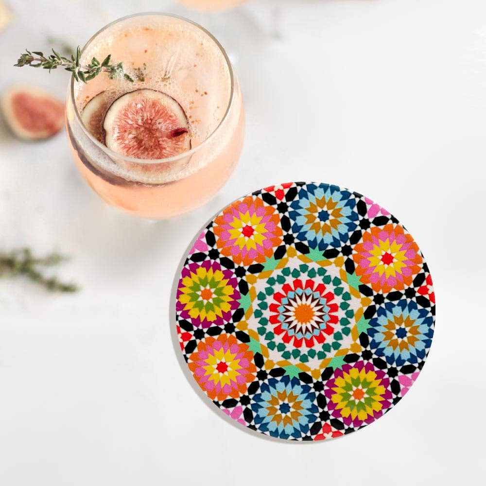 Sensibling Corp. - Wholesale Coasters - Antique Pattern Printed Round Coaster
3