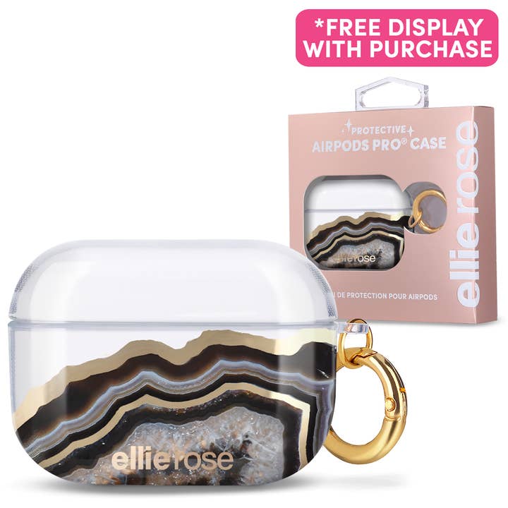 AirPods Pro Hoesje - Zwarte Agaat voor wholesale door Ellie Rose