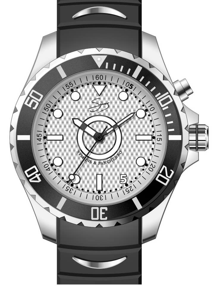 Kyboe Giant Series Giant 55 Icon - 1 prata polido 3-mão por atacado de Symons & Panchenko