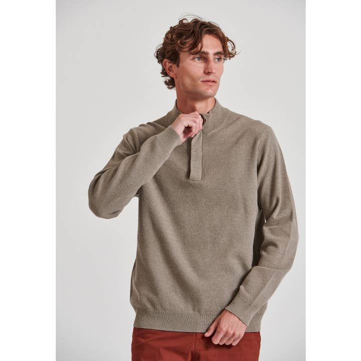 FBM010-055-09 Men's Zip Up Pullover for wholesale by Funky Buddha