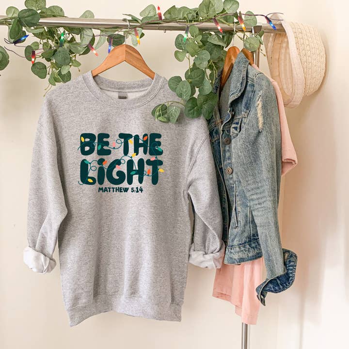 Be the Light Christian Christmas Clothing Be the Light Christian Christmas Clothing
