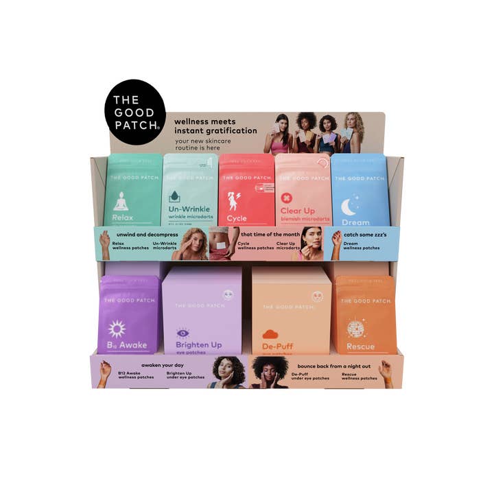 The Good Patch - Wholesale Retailer Display - Beauty & Wellness - Perfect Pairing Counter Top Display