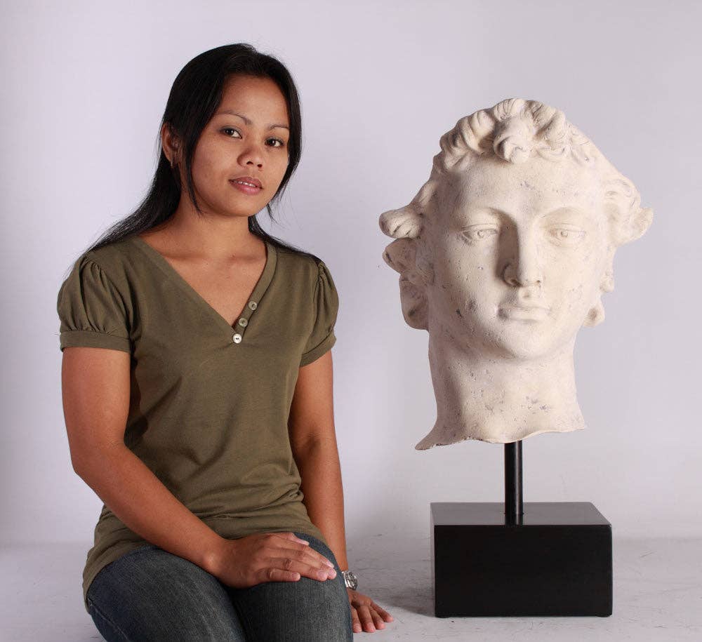 LM Treasures - Wholesale Sculpture - Stone David Head Life Size Statue1