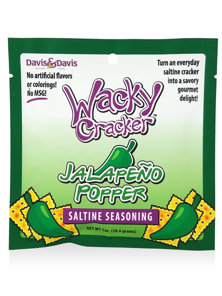 Jalapeno Popper Wacky Cracker for wholesale by Davis & Davis Gourmet Foods