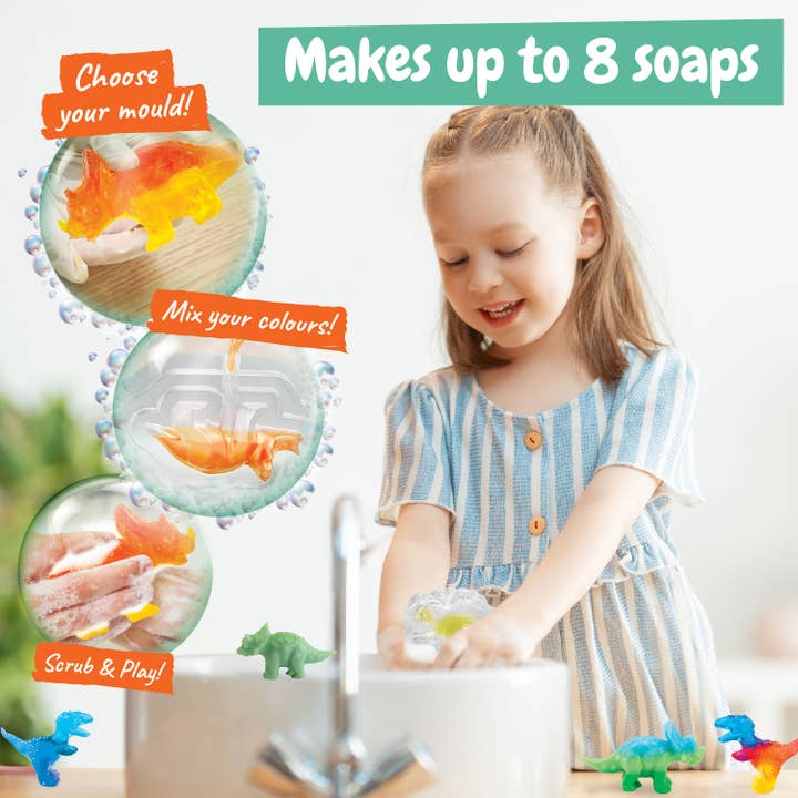 Science4you - Wholesale Toy Set - Kids - Fábrica de Sabão Dinossauros Brinquedo Educativo 7 idiomas5
