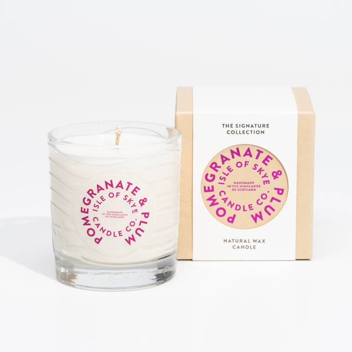 Isle of Skye Candle Company - Wholesale Jar/Filled Candle - Island Tumbler - Pomegranate & Plum2